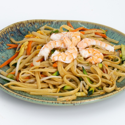 189 TAGLIOLINI CON GAMBERI E VERDURE 189 TAGLIOLINI CON GAMBERI E VERDURE