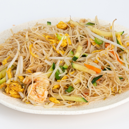 199 SPAGHETTI DI RISO CON VERDURE E GAMBERI 199 SPAGHETTI DI RISO CON VERDURE E GAMBERI